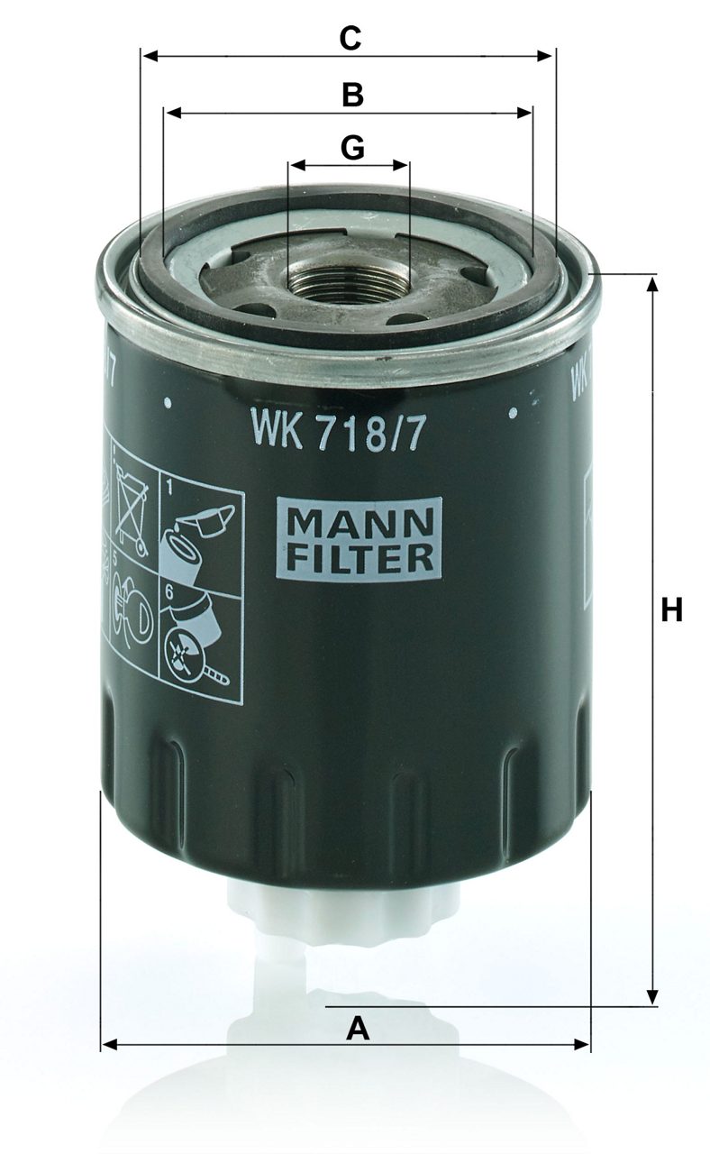 Product Image WK718/7_MANN-FILTER