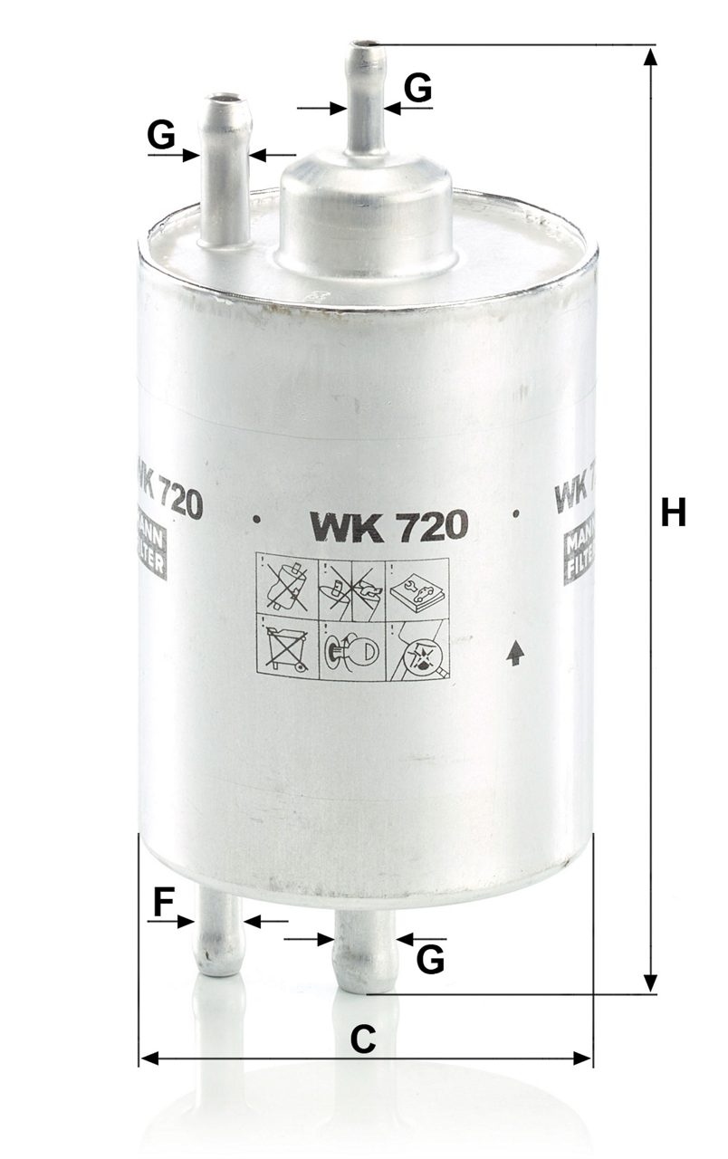 Product Image WK720_MANN-FILTER