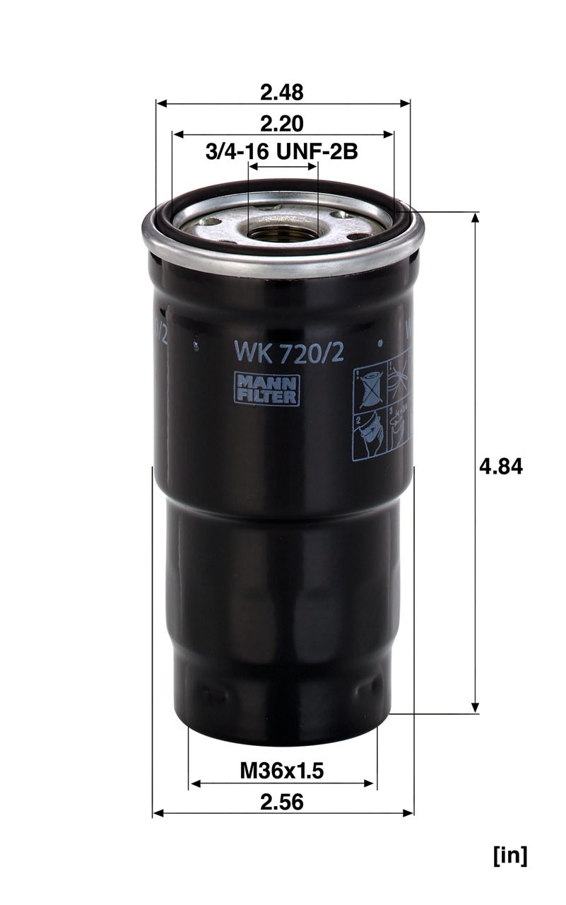 Product Image WK720/2X_MANN-FILTER