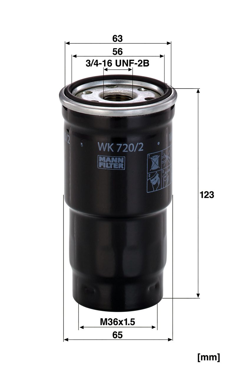 Product Image WK720/2X_MANN-FILTER