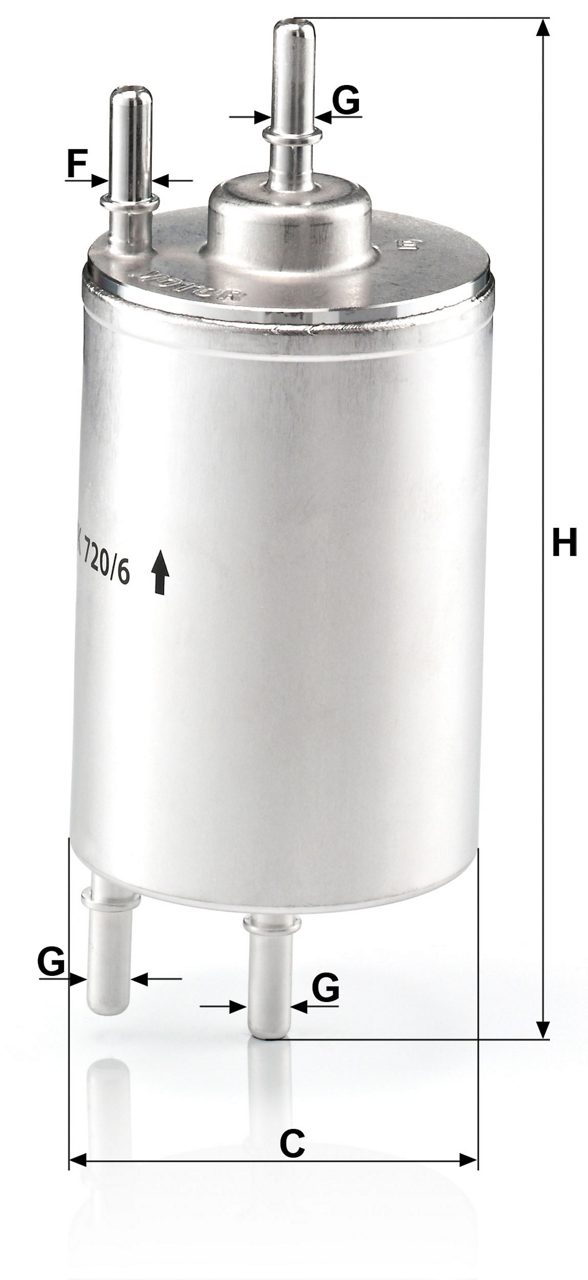 Product Image WK720/6_MANN-FILTER