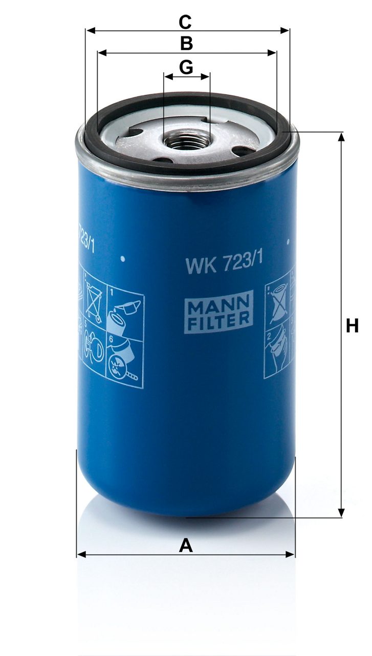 Product Image WK723/1_MANN-FILTER