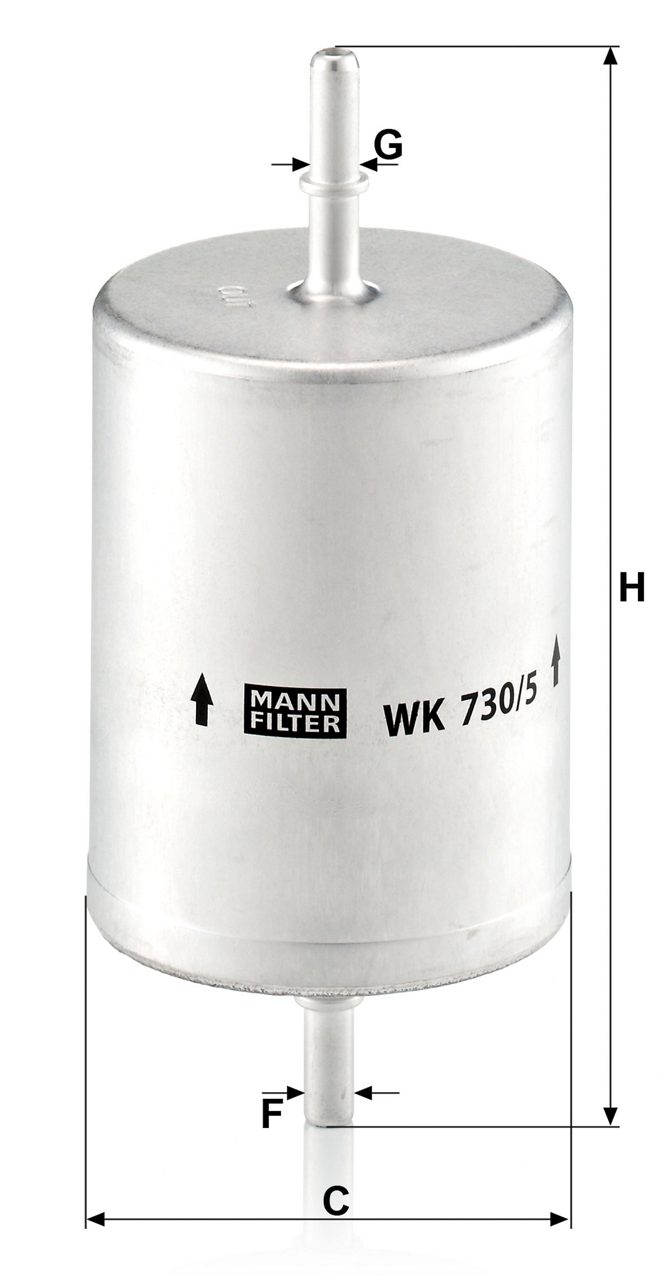 Product Image WK730/5_MANN-FILTER