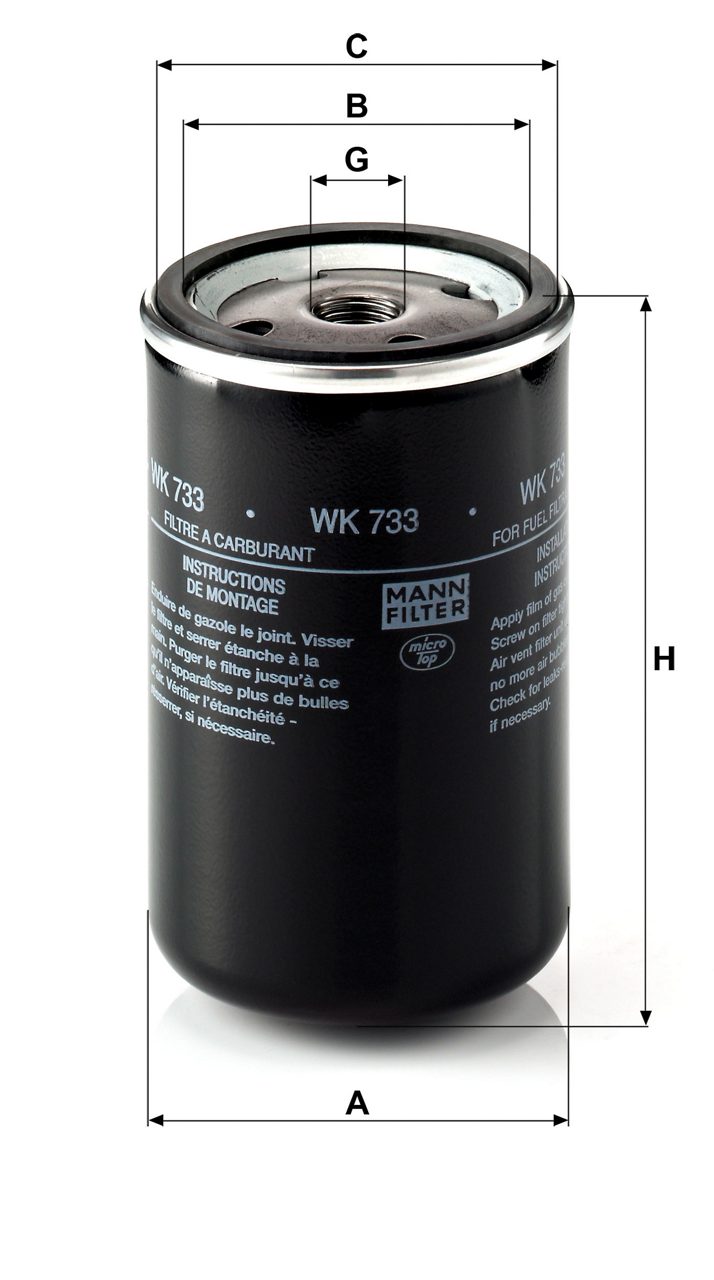 Product Image WK733_MANN-FILTER