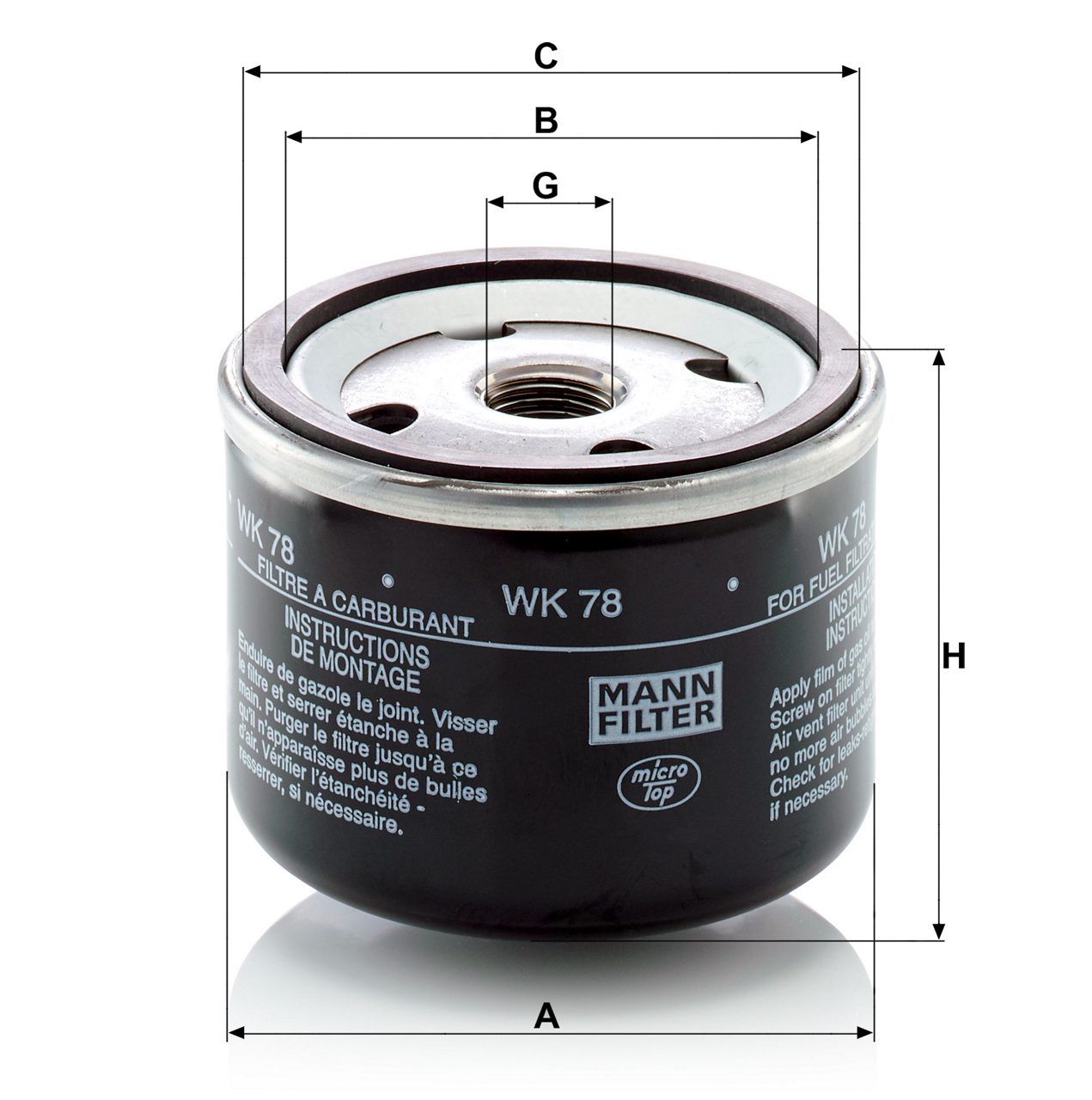 Product Image WK78_MANN-FILTER
