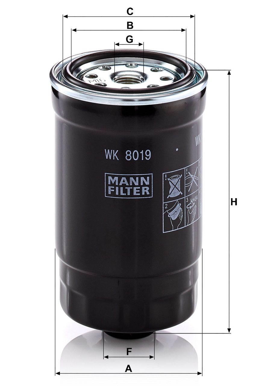 Product Image WK8019_MANN-FILTER
