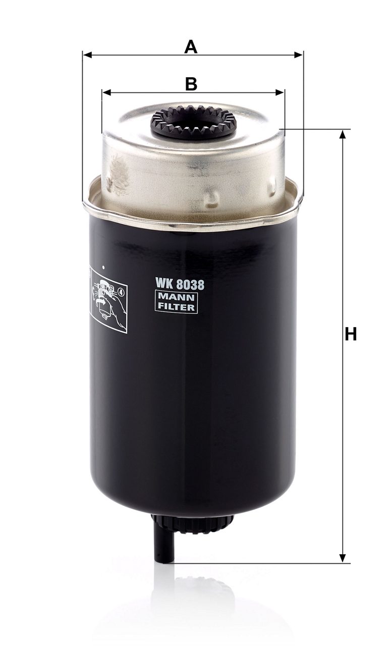 Product Image WK8038_MANN-FILTER