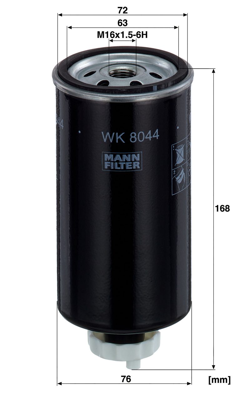 Product Image WK8044X_MANN-FILTER