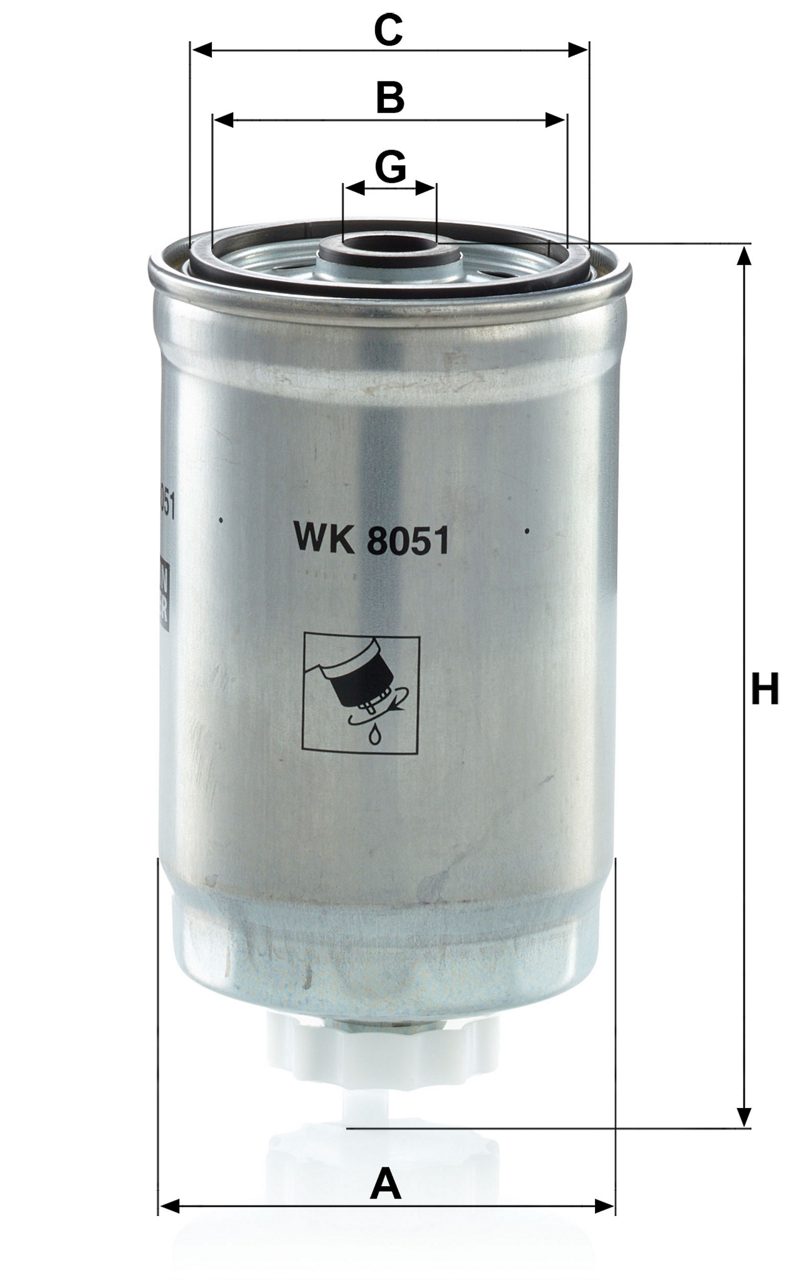 Product Image WK8051_MANN-FILTER