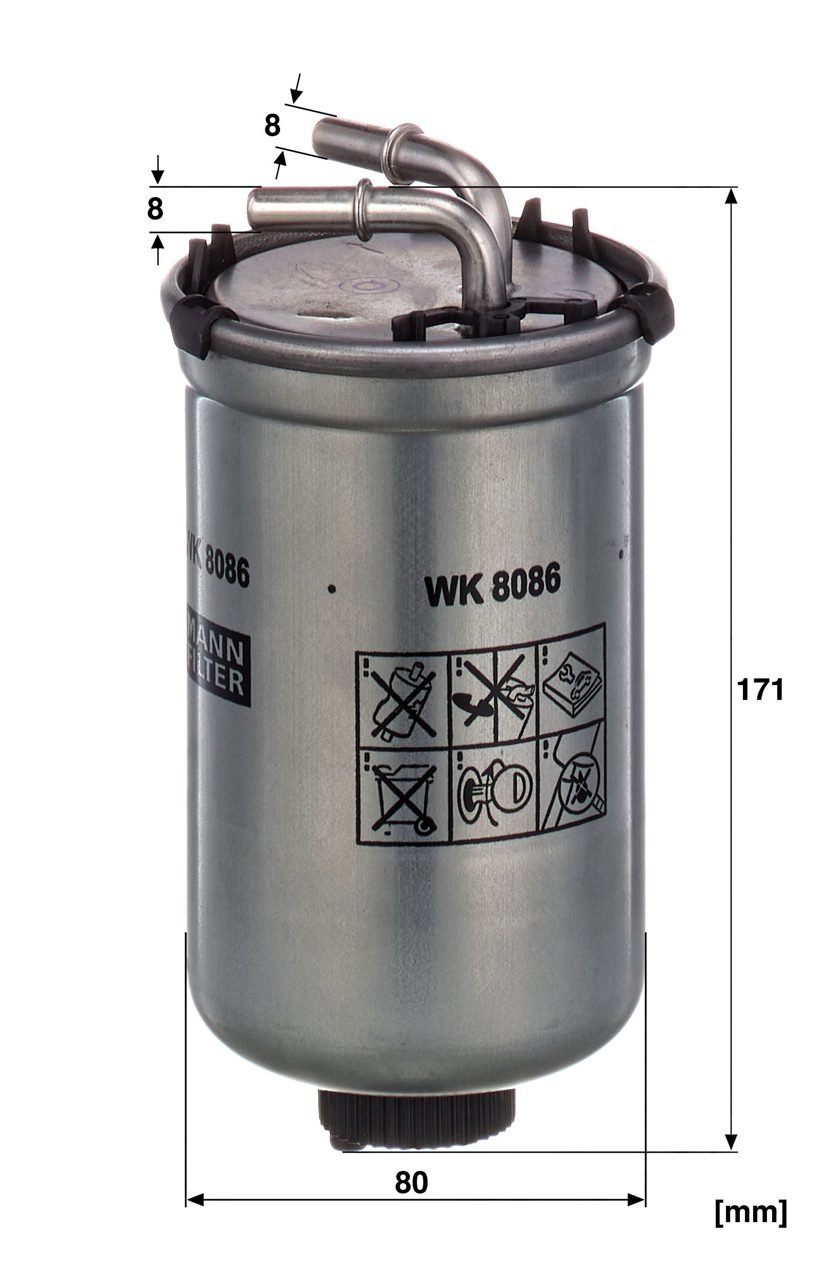 Product Image WK8086_MANN-FILTER