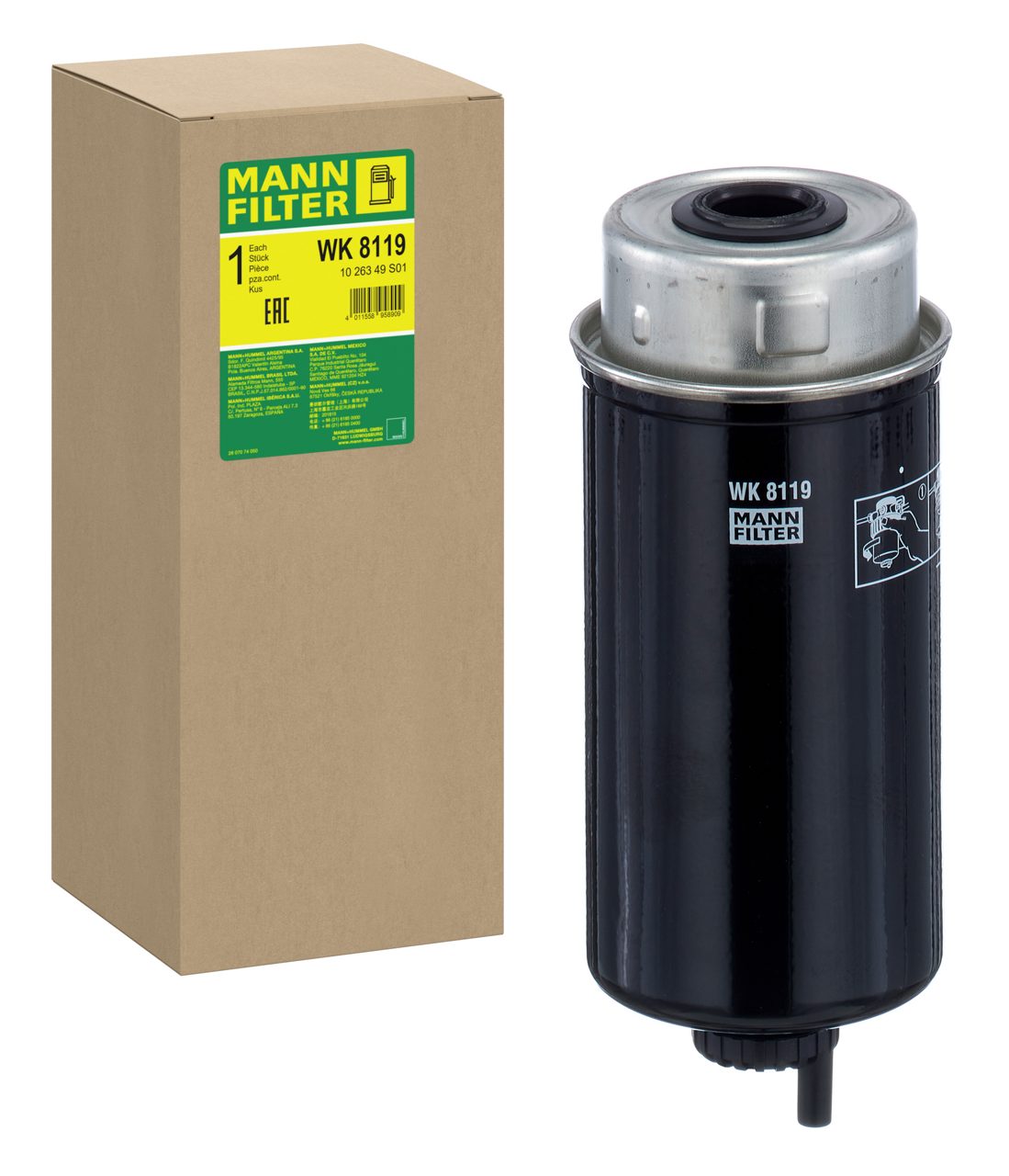 Product Image WK8119_MANN-FILTER