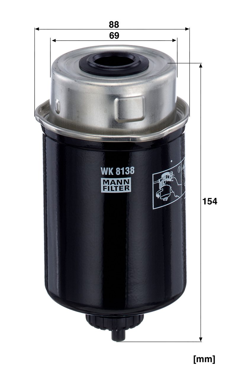 Product Image WK8138_MANN-FILTER