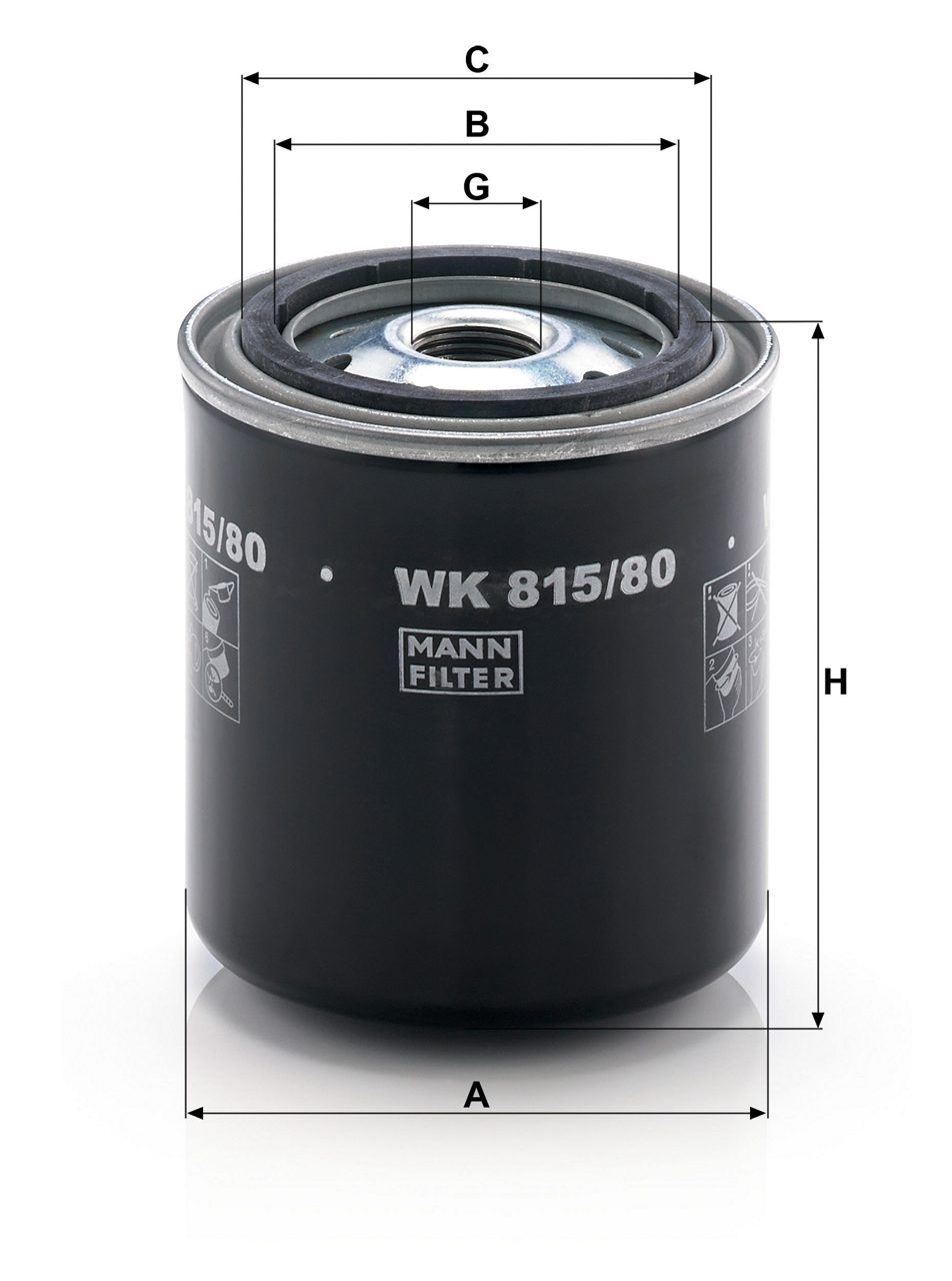 Product Image WK815/80_MANN-FILTER