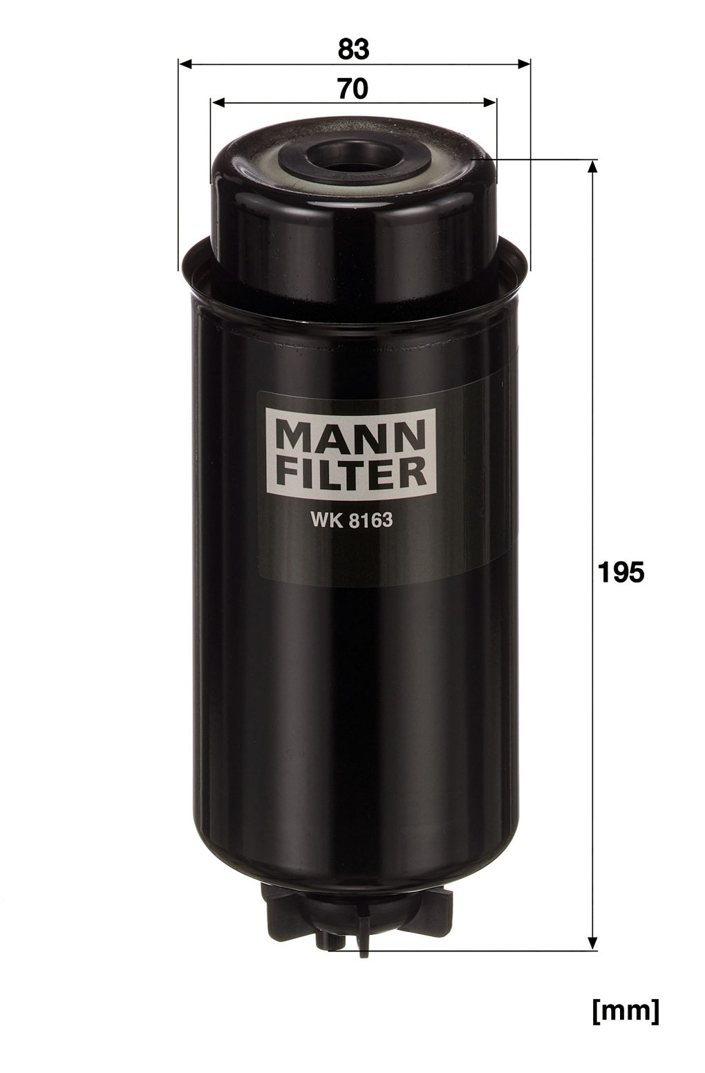 Filtre à carburant MANN-FILTER WK 8163 — vue 5