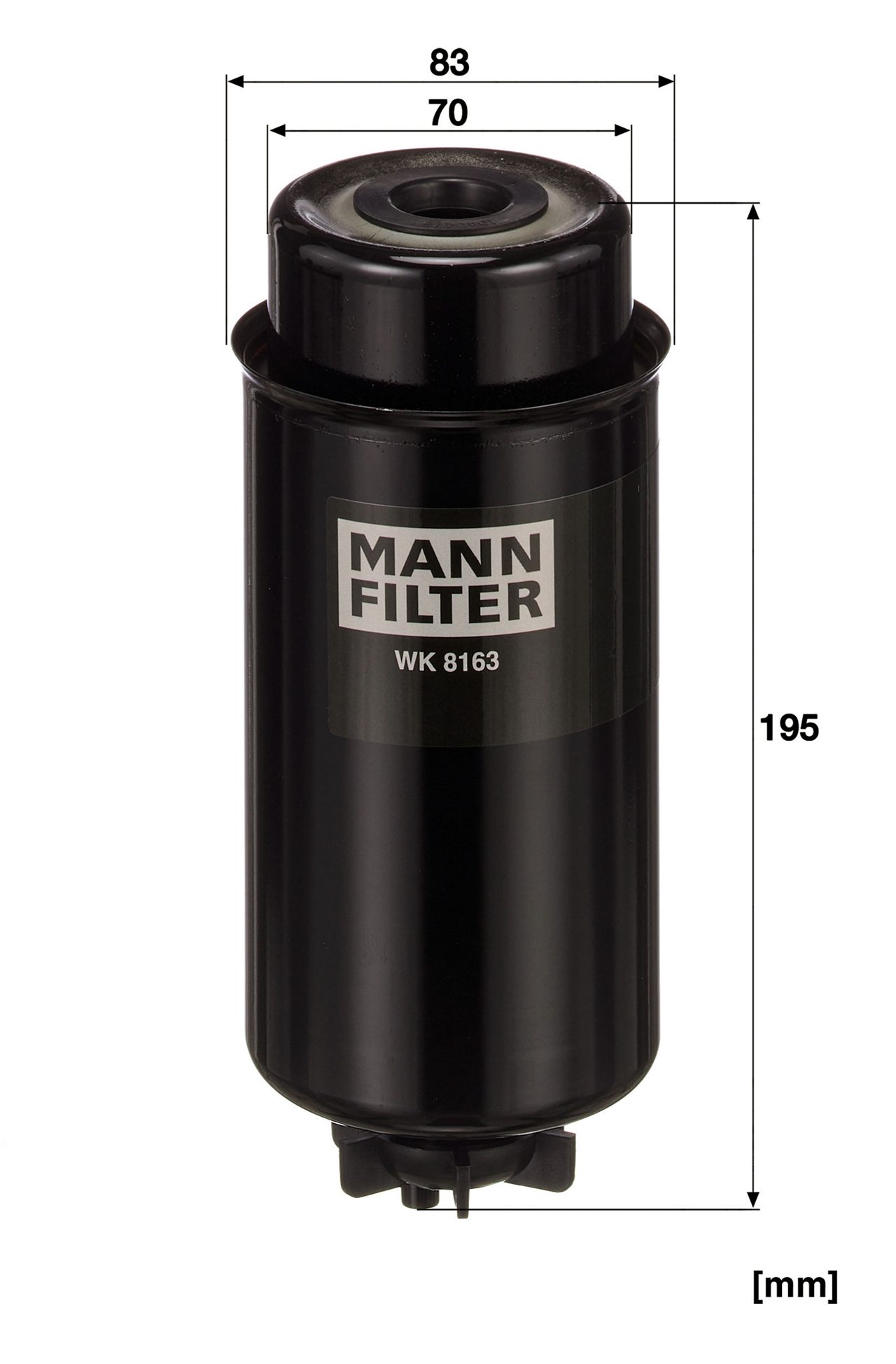 Filtre à carburant MANN-FILTER WK 8163 — vue 6