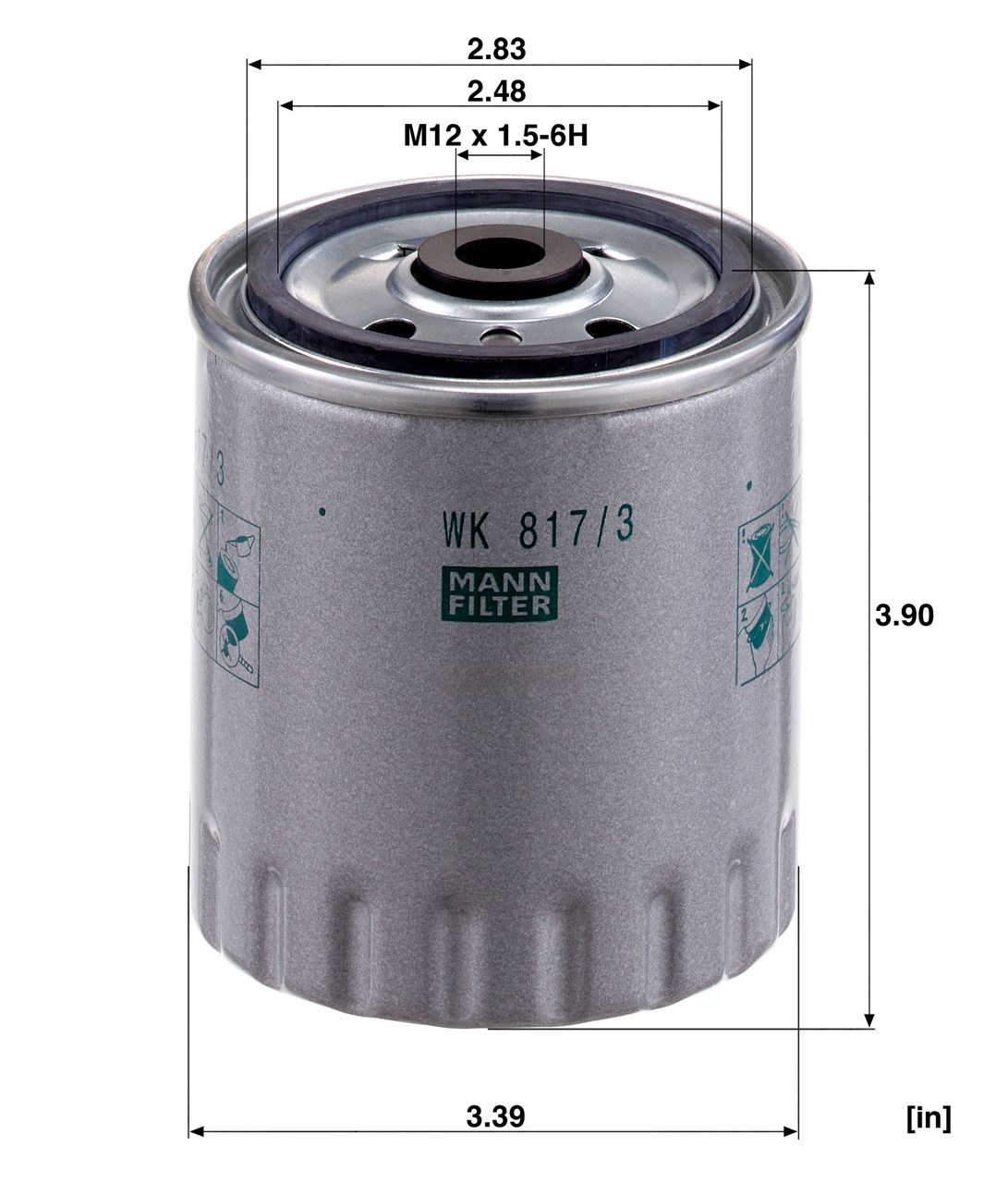 Product Image WK817/3X_MANN-FILTER