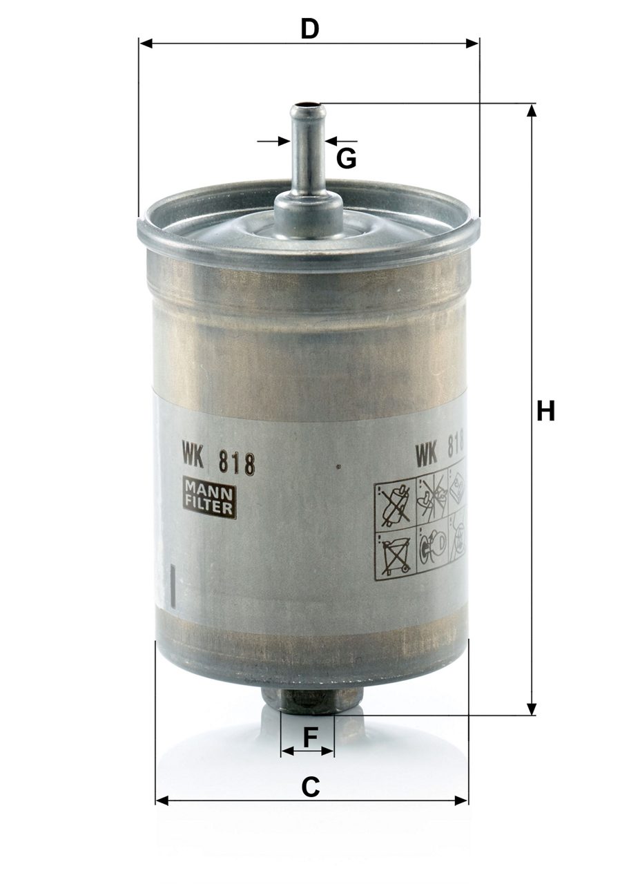 Product Image WK818_MANN-FILTER
