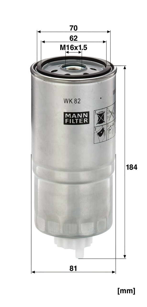 Product Image WK82_MANN-FILTER