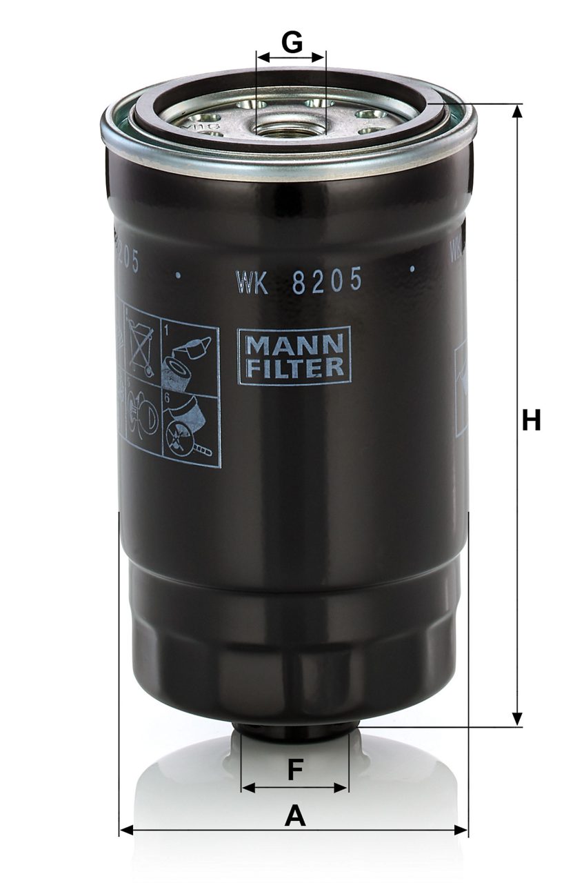 Product Image WK8205_MANN-FILTER