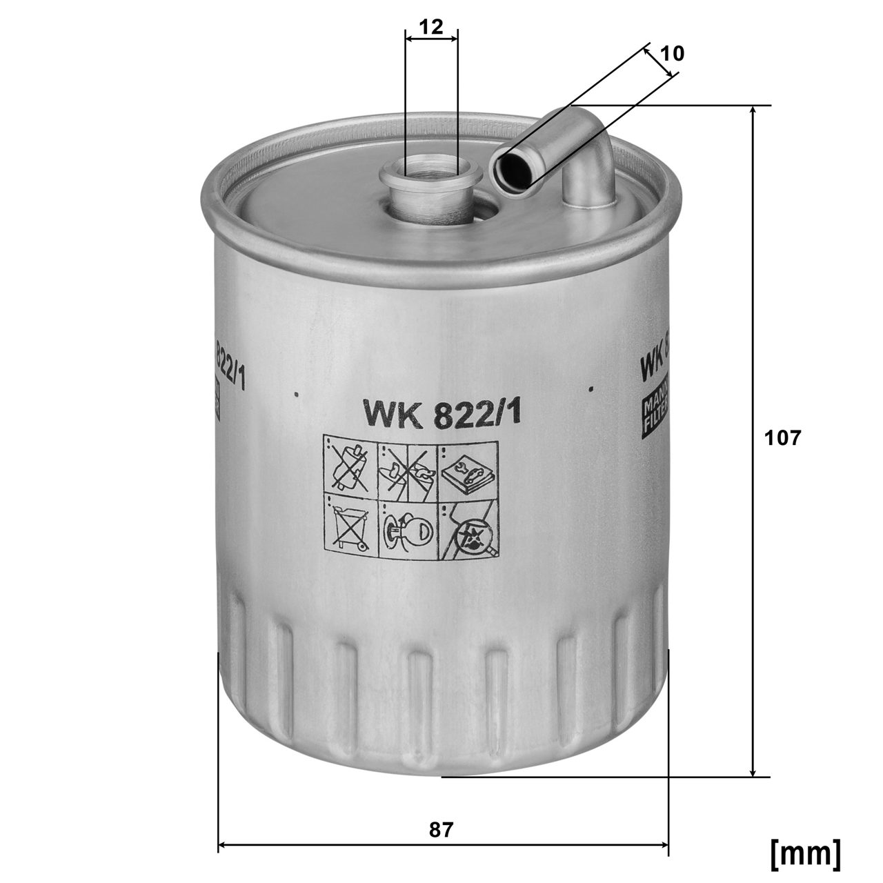 Product Image WK822/1_MANN-FILTER