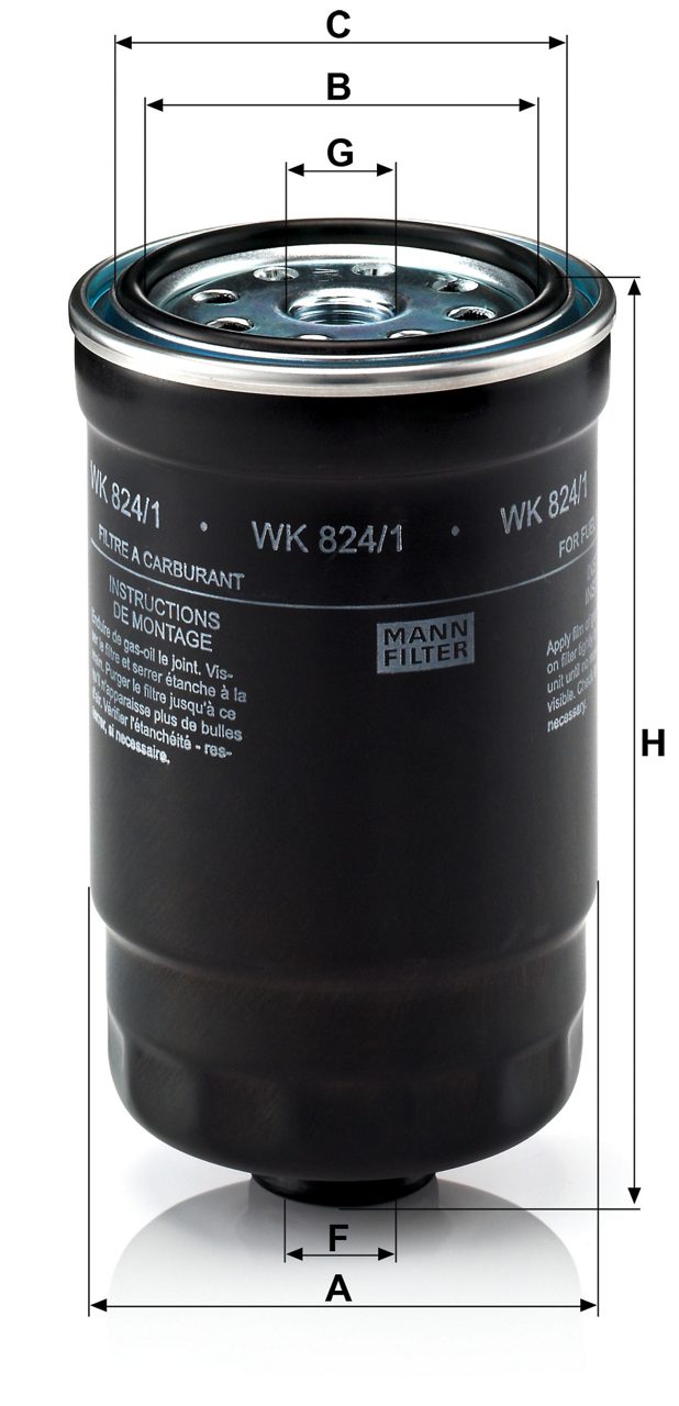 Product Image WK824/1_MANN-FILTER
