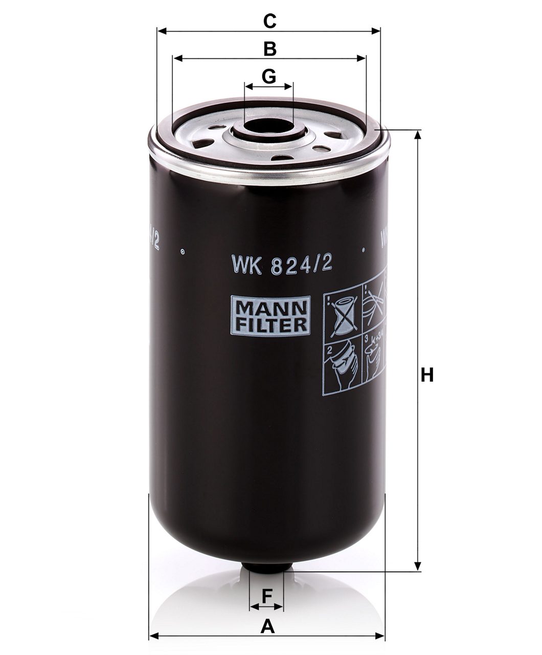 Product Image WK824/2_MANN-FILTER