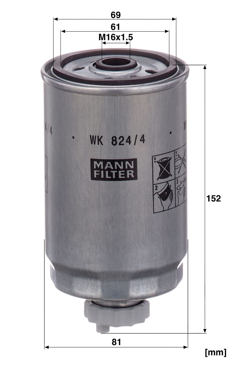 Product Image WK824/4_MANN-FILTER