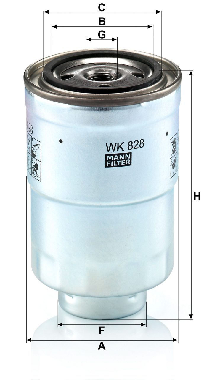 Product Image WK828X_MANN-FILTER