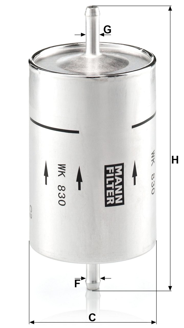 Product Image WK830_MANN-FILTER