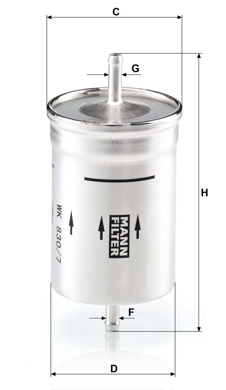 Product Image WK830/7_MANN-FILTER