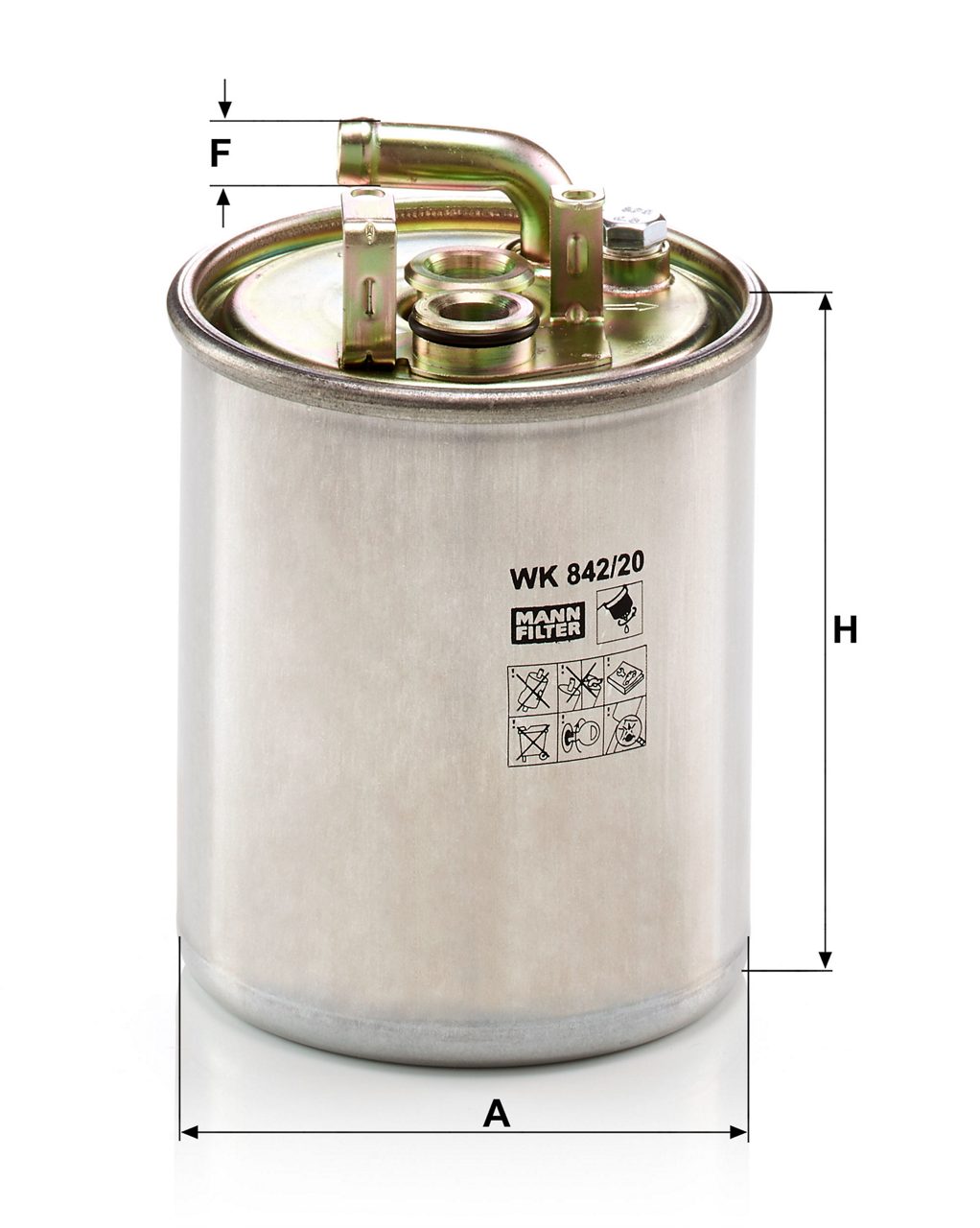 Product Image WK842/20_MANN-FILTER