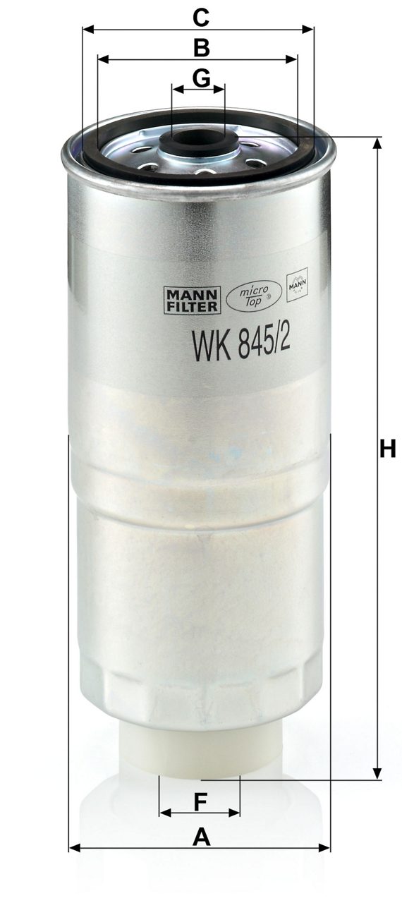 Product Image WK845/2_MANN-FILTER