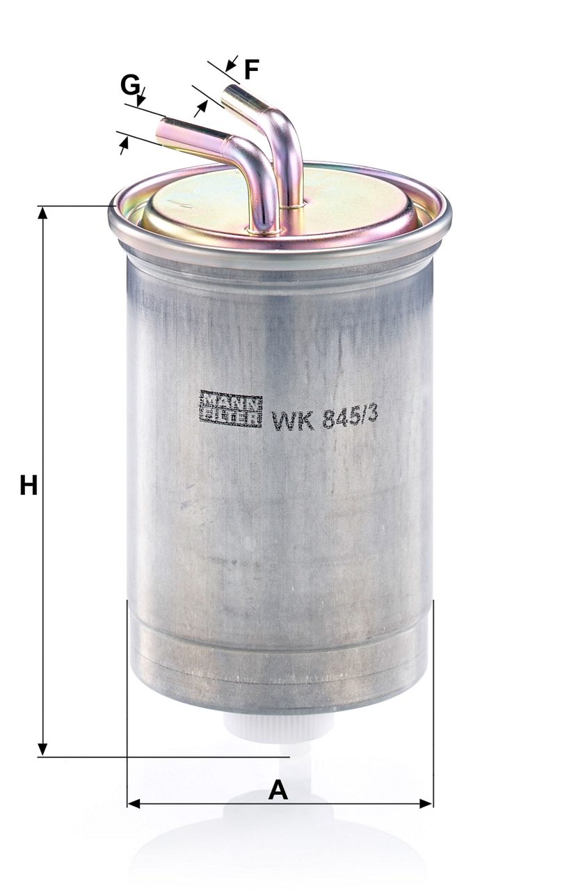 MANN WK845/3 cross SCT-ST319 Топливный фильтр