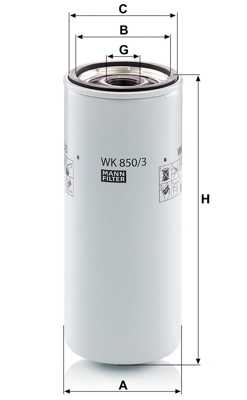 Product Image WK850/3_MANN-FILTER