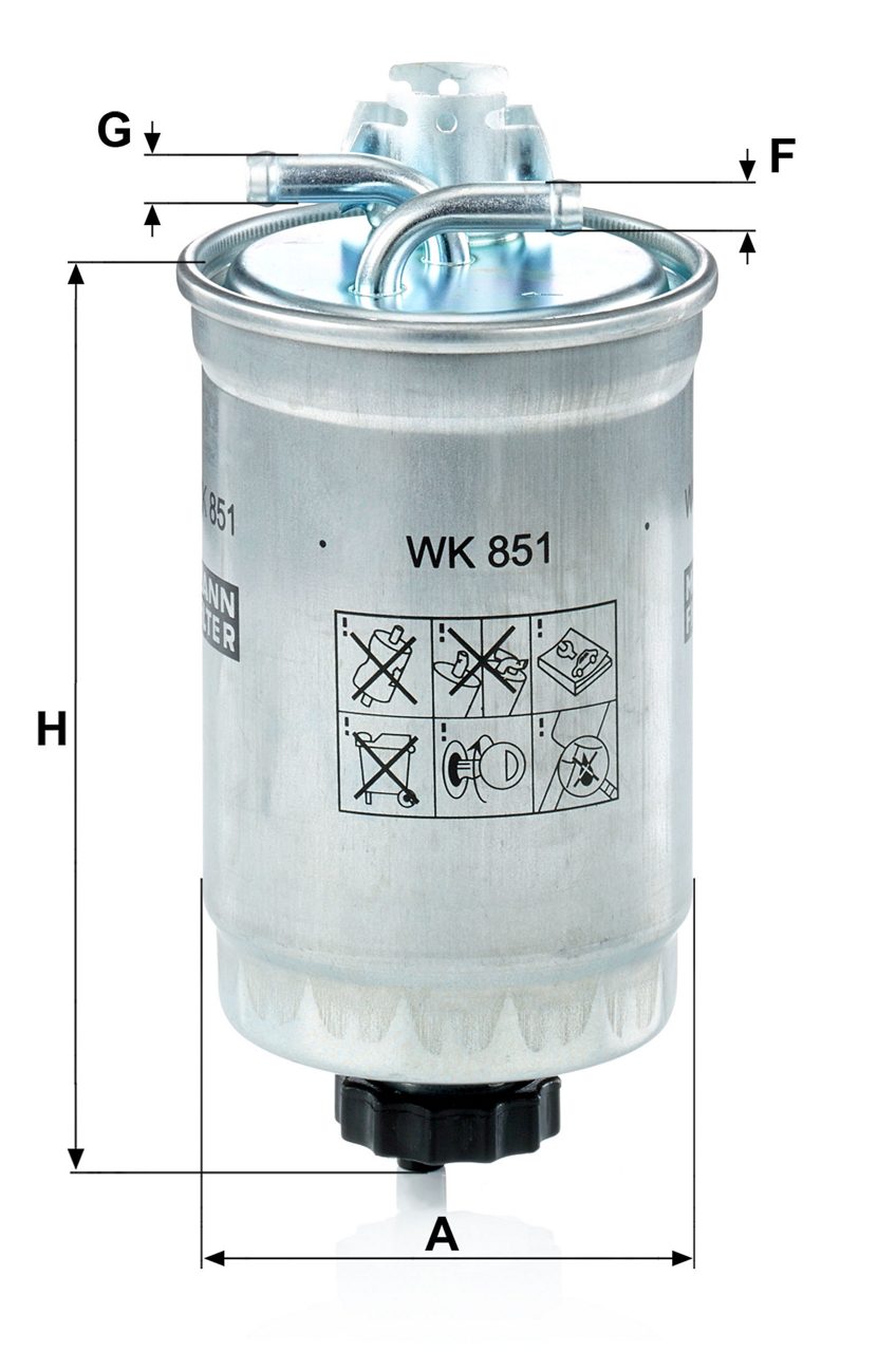 Product Image WK851_MANN-FILTER