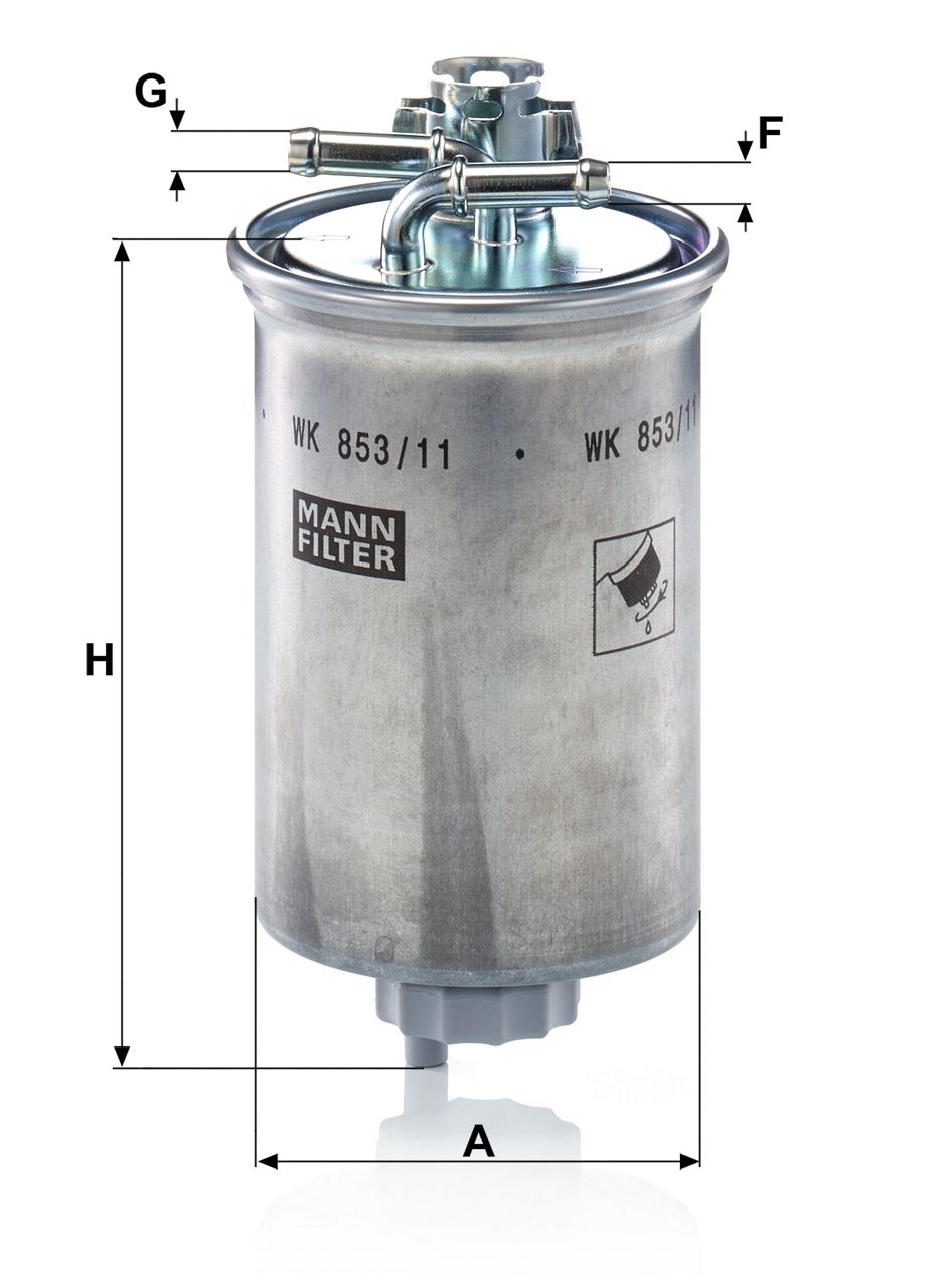 Product Image WK853/11_MANN-FILTER