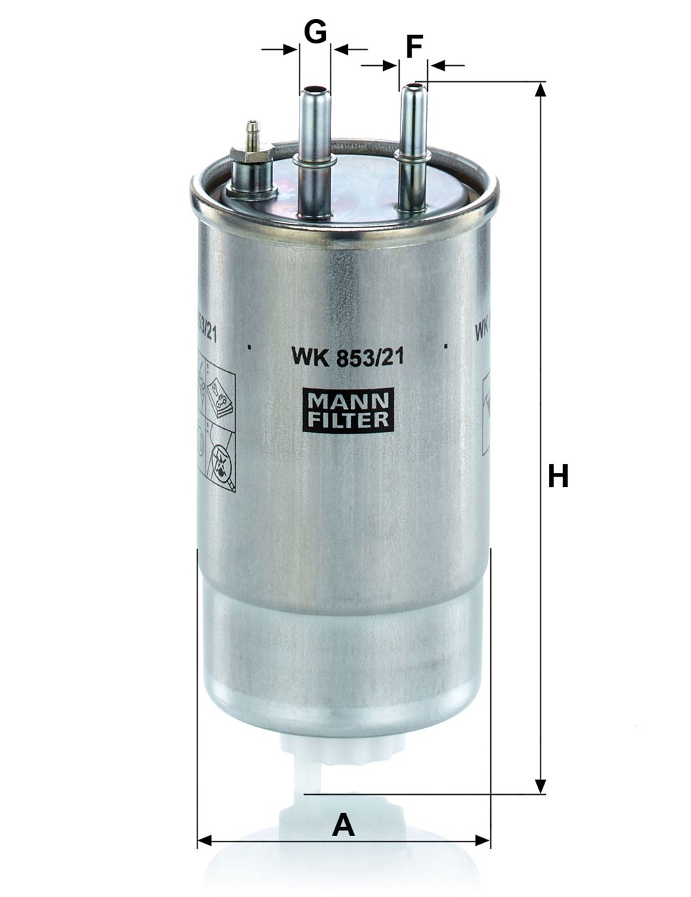 Product Image WK853/21_MANN-FILTER