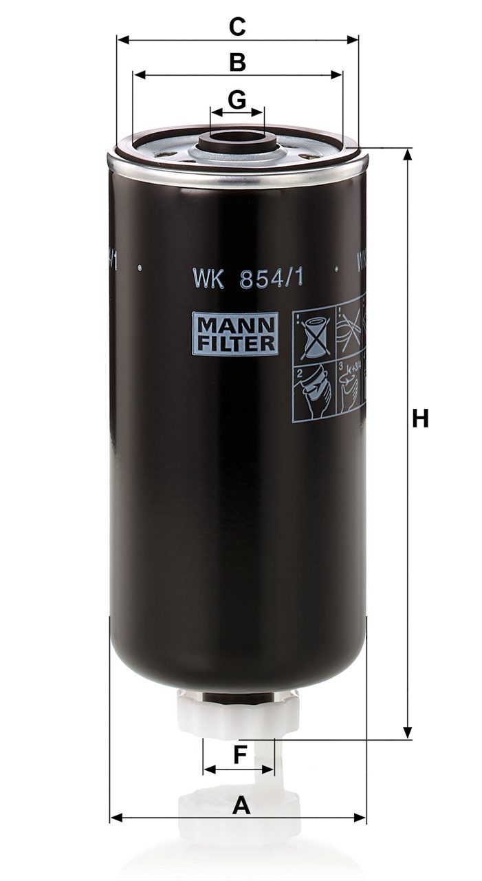 Product Image WK854/1_MANN-FILTER