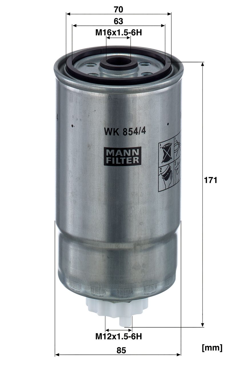 Product Image WK854/4_MANN-FILTER