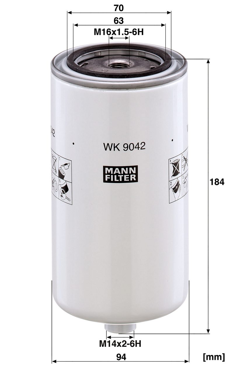 Product Image WK9042X_MANN-FILTER