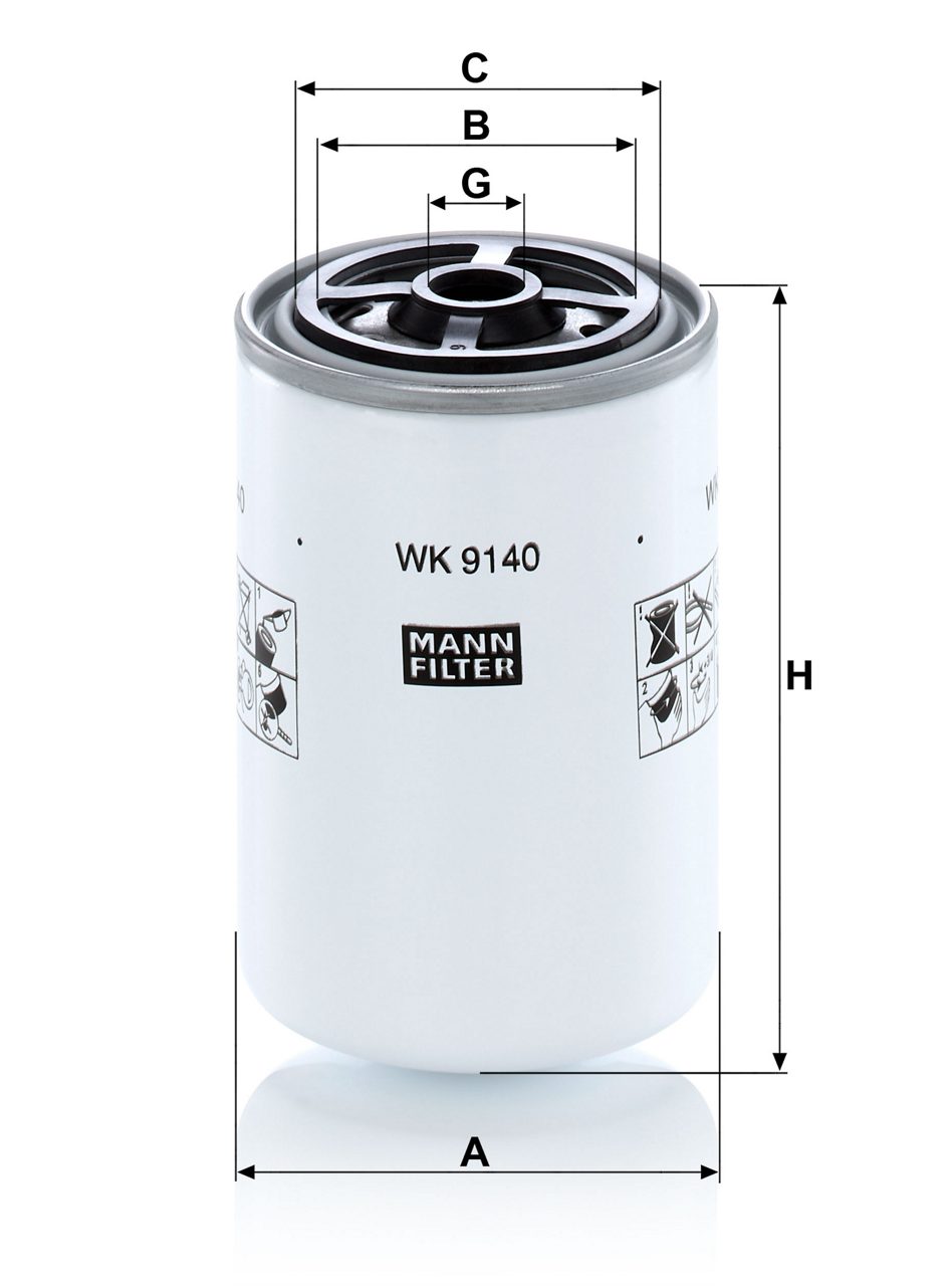 Product Image WK9140_MANN-FILTER