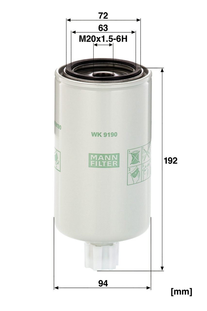 Product Image WK9190X_MANN-FILTER
