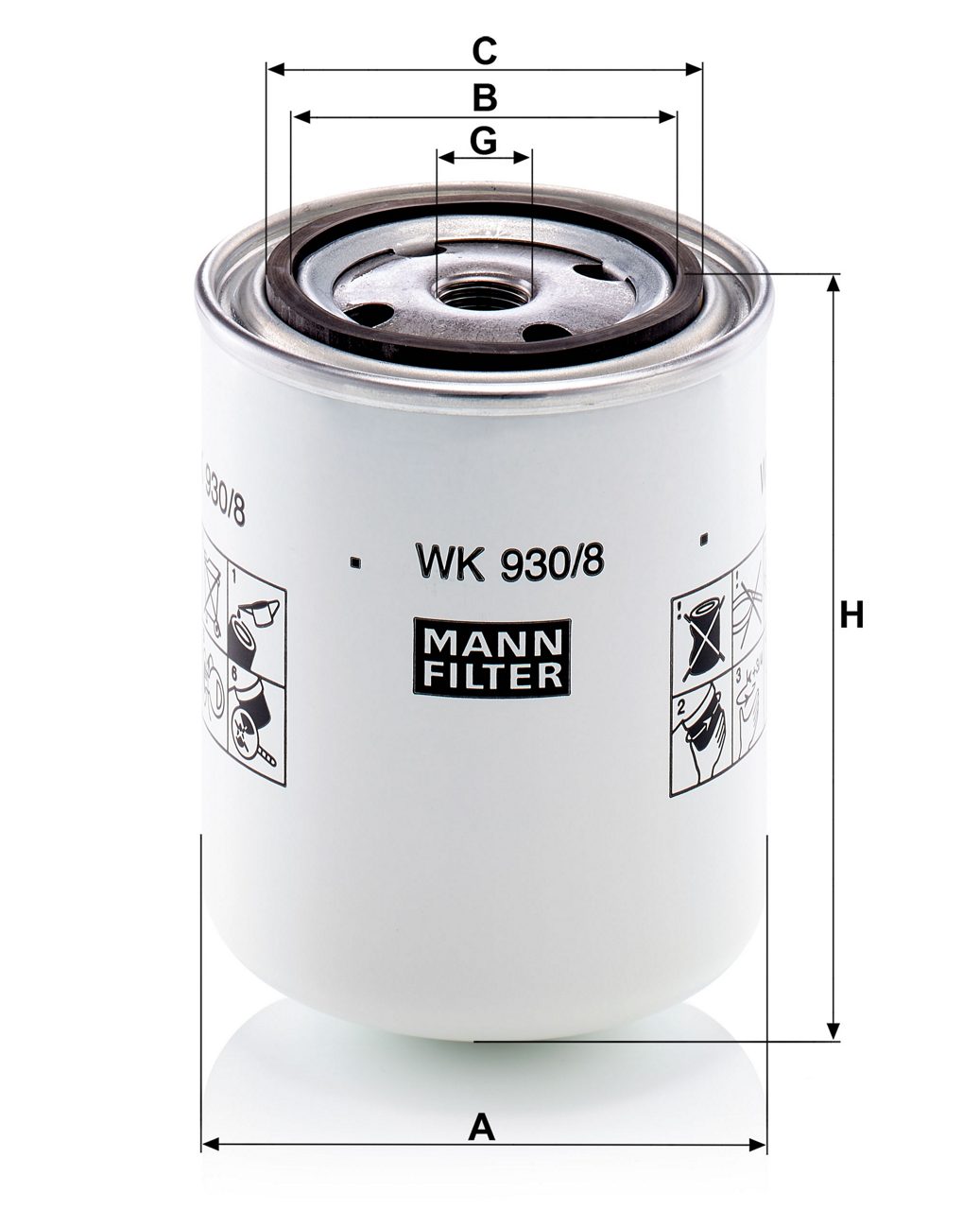 Product Image WK930/8_MANN-FILTER