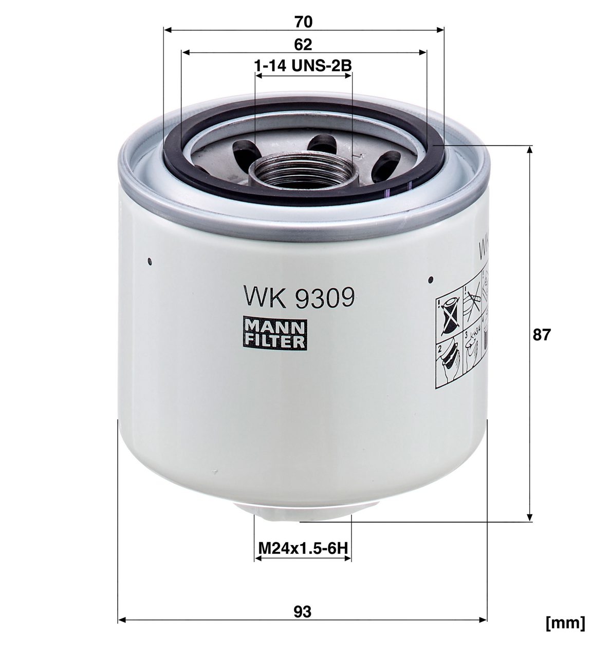 Product Image WK9309X_MANN-FILTER