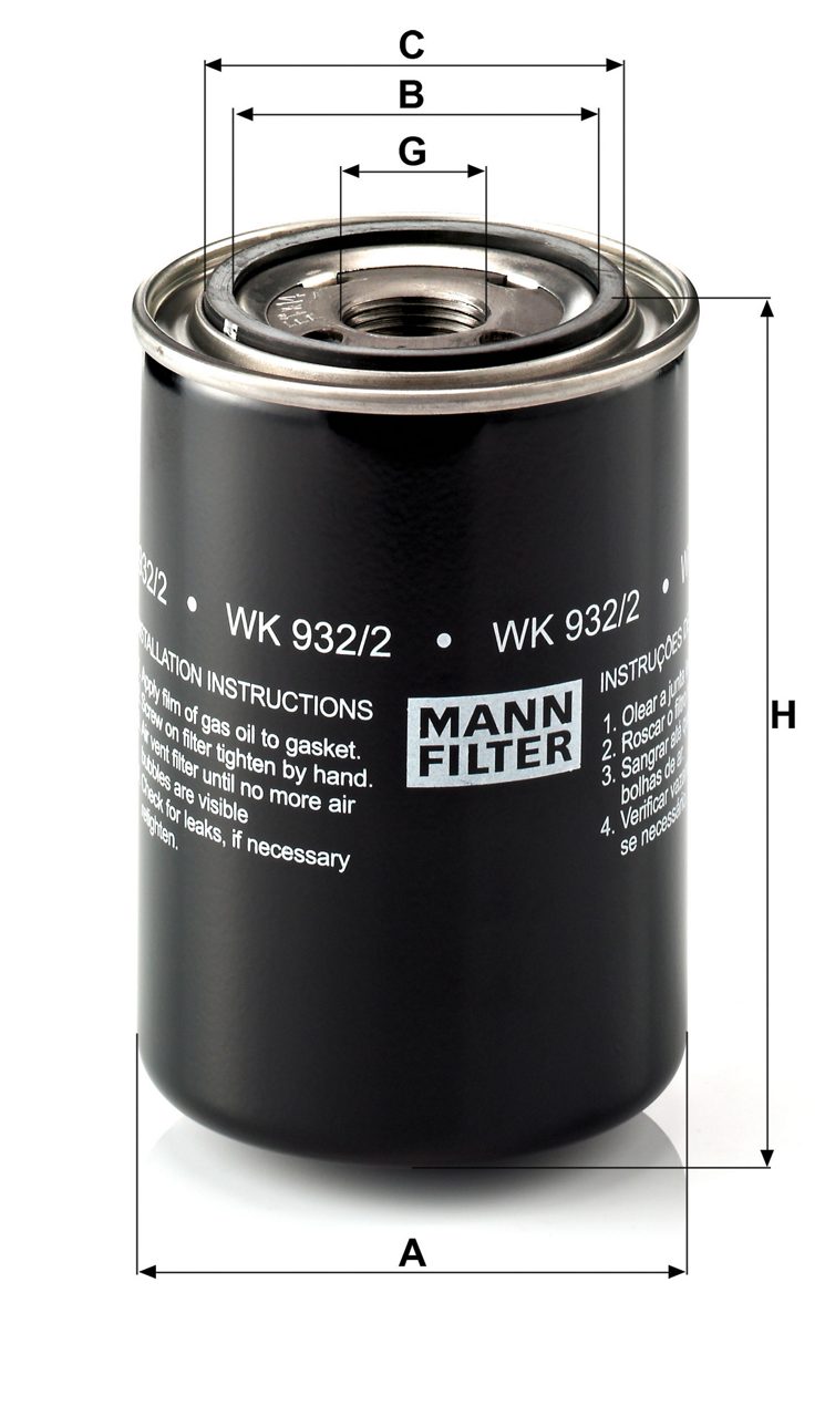 Product Image WK932/2_MANN-FILTER
