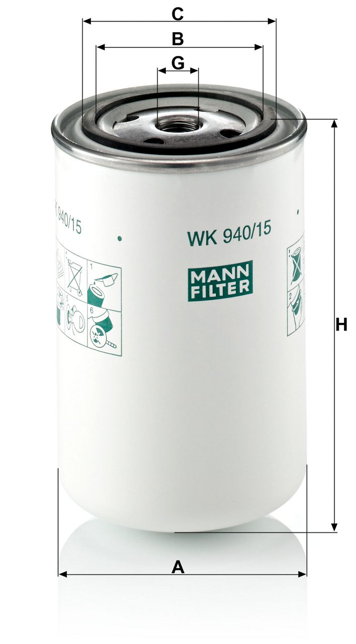 Product Image WK940/15_MANN-FILTER