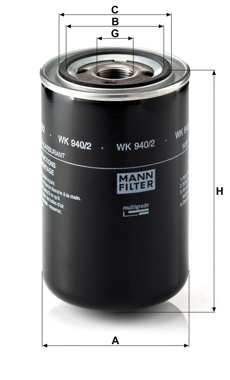 Product Image WK940/2_MANN-FILTER