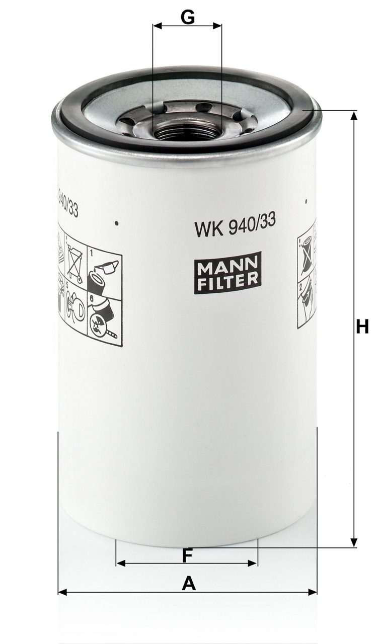 Product Image WK940/33X_MANN-FILTER