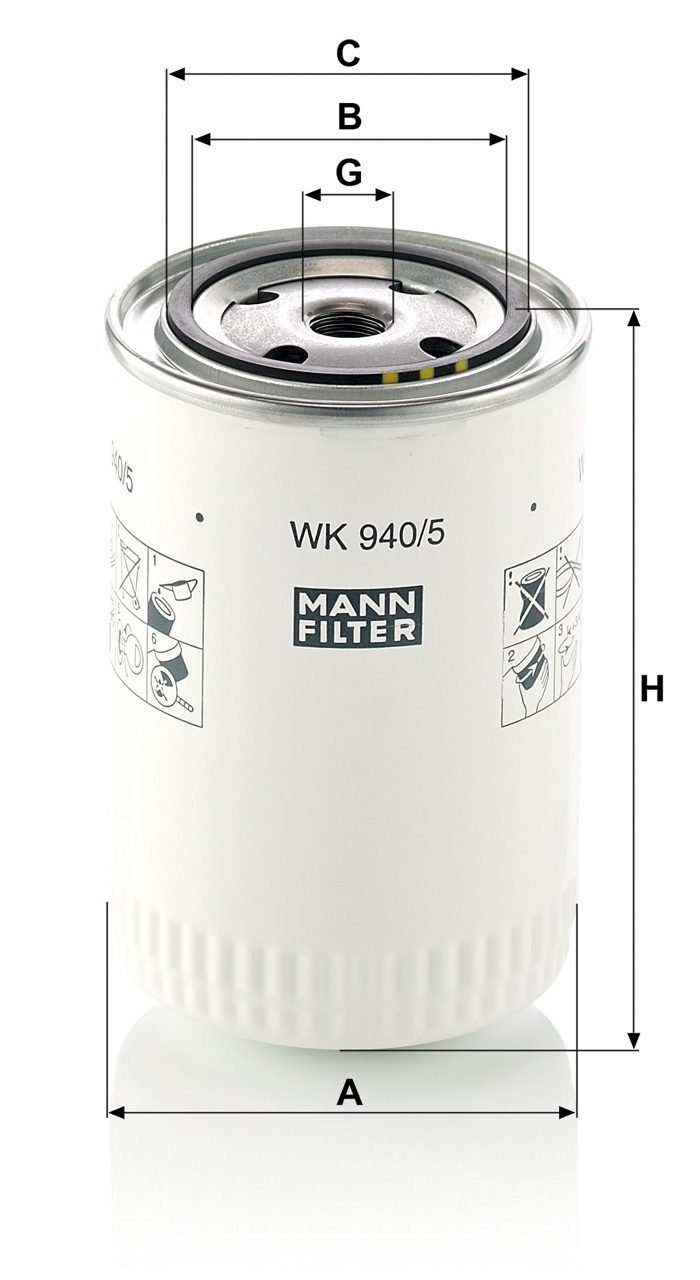 Product Image WK940/5_MANN-FILTER