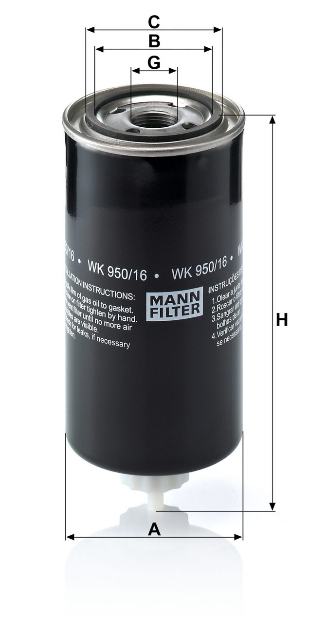 Product Image WK950/16X_MANN-FILTER